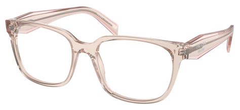 prada pr 17zv crystal pink|Prada VPR17Z Rectangle Glasses .